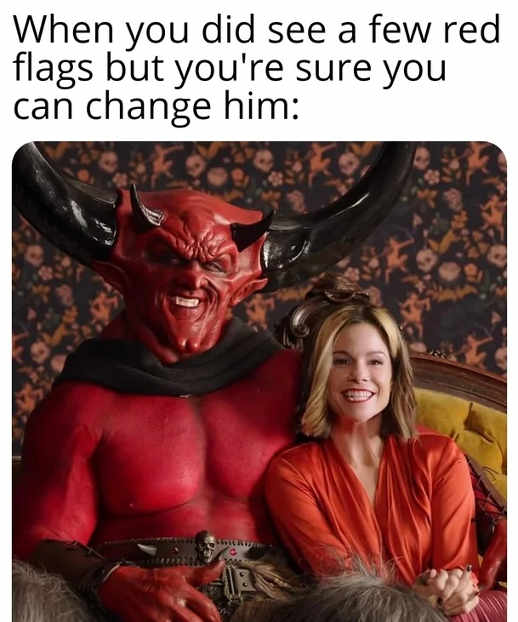 satan relationship few red flags can change him
